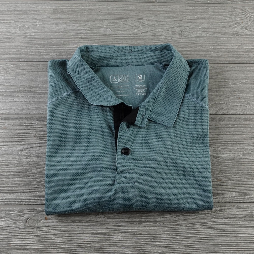 Triple Aught Design Shirt TAD Mens 3XL Caliber Polo USA Performance Workwear